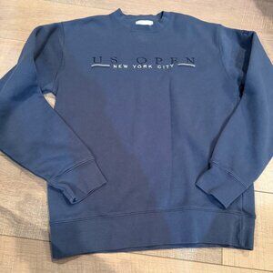 GEAR WOMENS SMALL US OPEN TENNIS IBM CREWNECK SWEATSHIRT